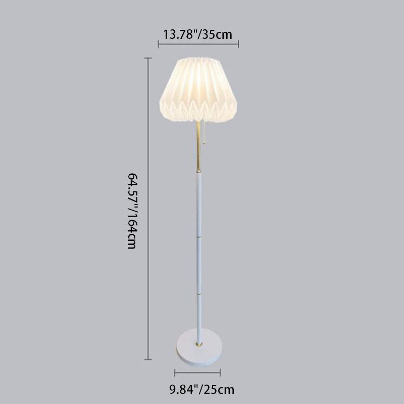 Wind Skirt Acrylic Iron Floor Lamp
