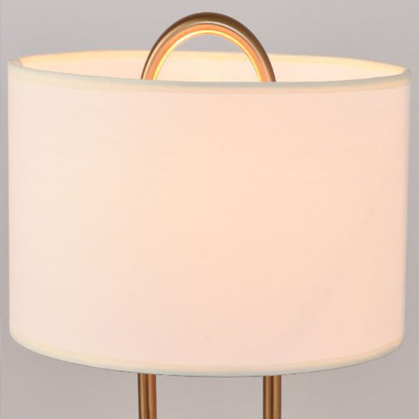 Paper Clip Oval Marble Table Lamp