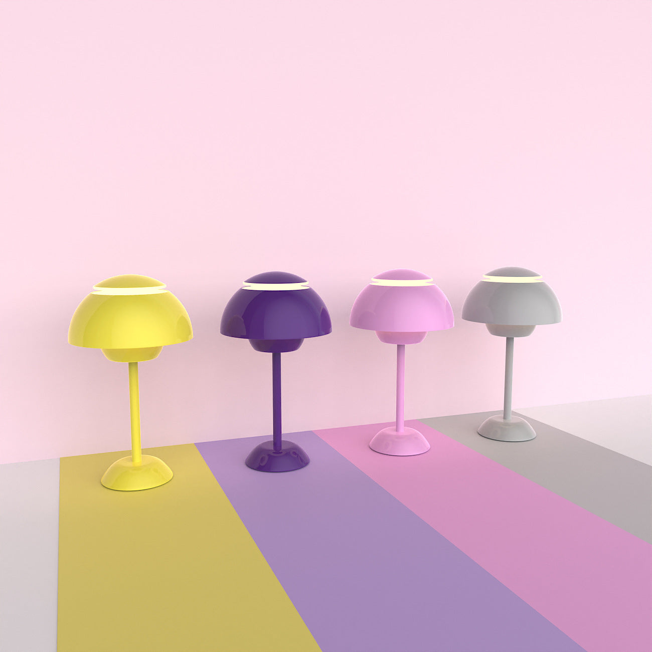 Mushroom Iron Living Room Table Lamp