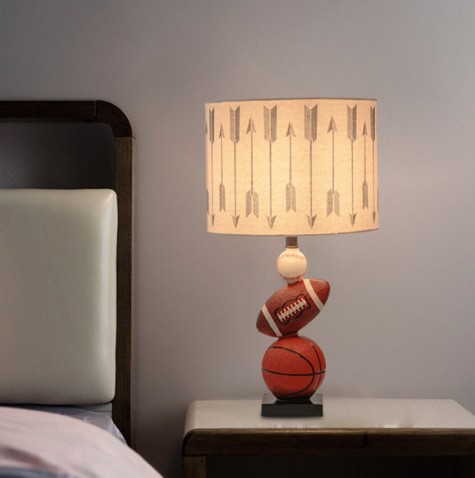 Kids Football Basketball Baseball Table Lamp
