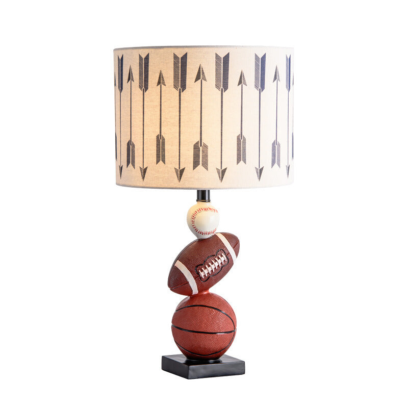 Kids Football Basketball Baseball Table Lamp