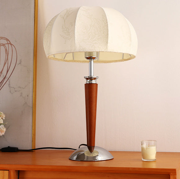 Pull Chain Dome Peony Table Lamp