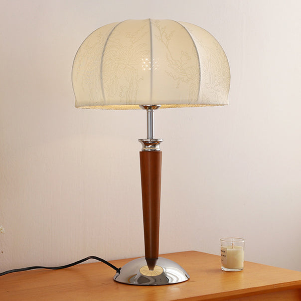 Pull Chain Dome Peony Table Lamp