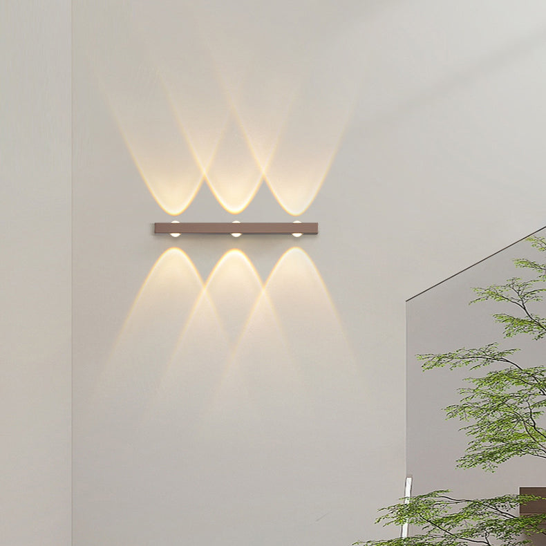 Long Multi Lights Aluminum Wall Lamp