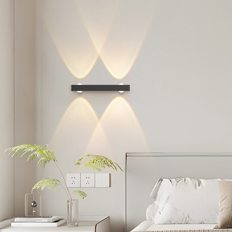 Long Multi Lights Aluminum Wall Lamp