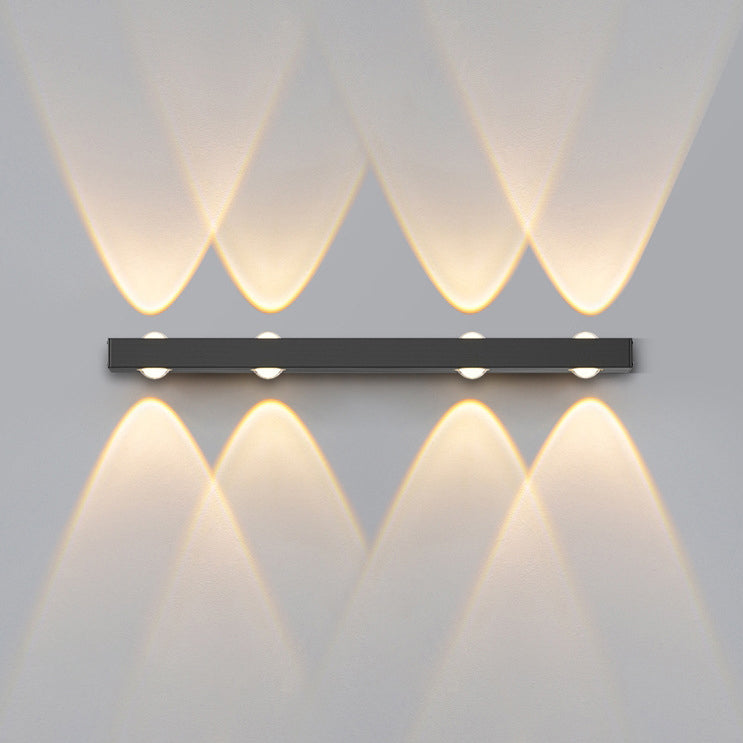 Long Multi Lights Aluminum Wall Lamp