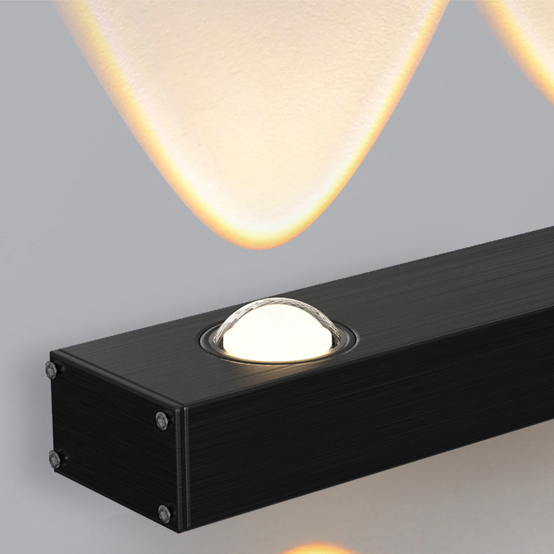 Long Multi Lights Aluminum Wall Lamp
