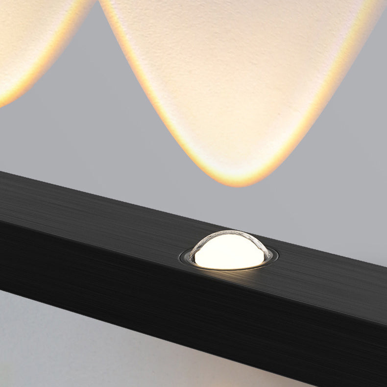 Long Multi Lights Aluminum Wall Lamp