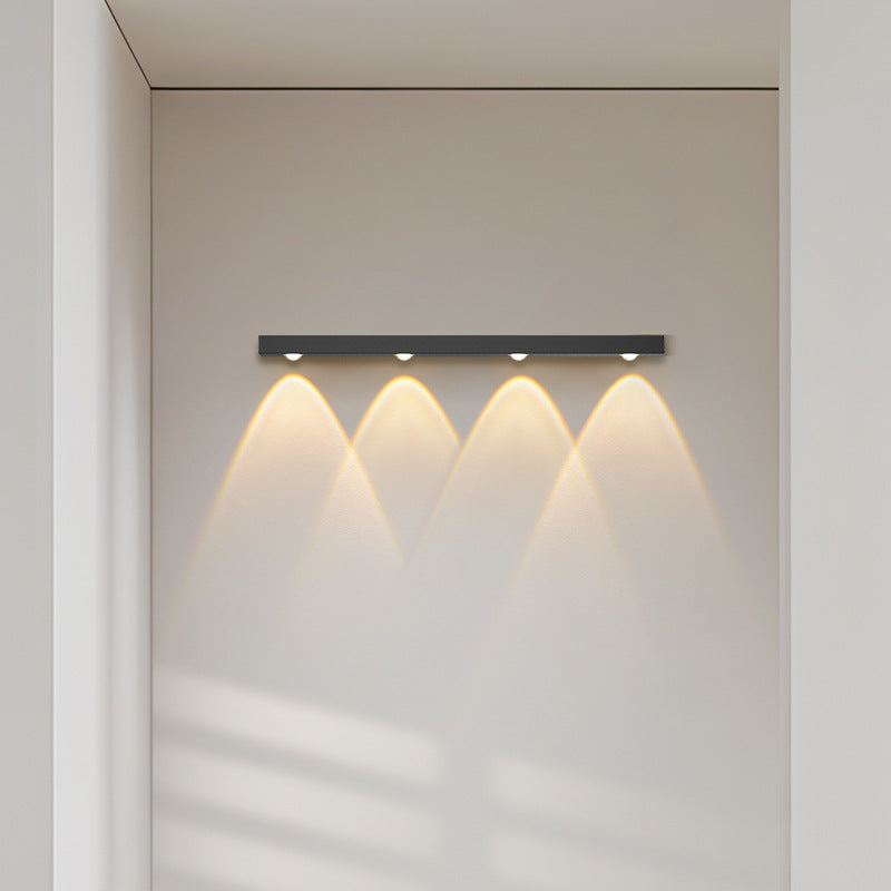 Long Multi Lights Aluminum Wall Lamp