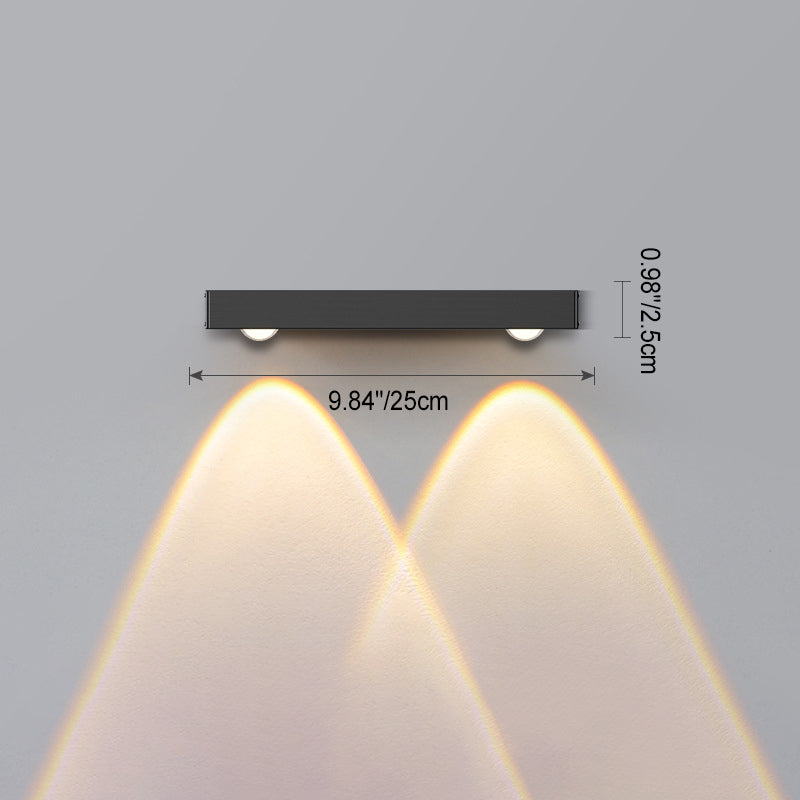 Long Multi Lights Aluminum Wall Lamp