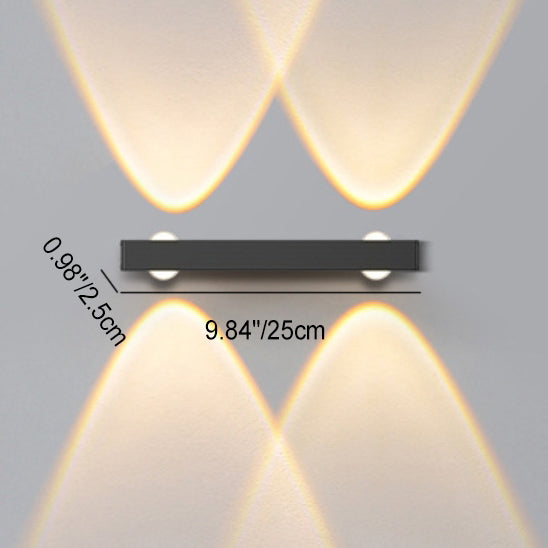 Long Multi Lights Aluminum Wall Lamp
