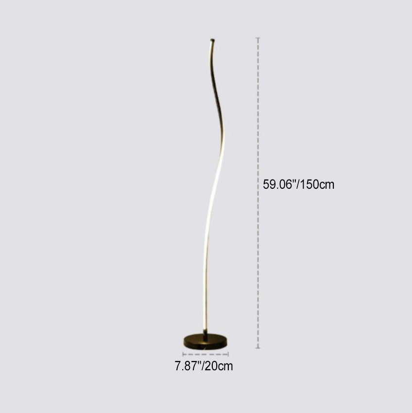 Long Strip Floor Lamp