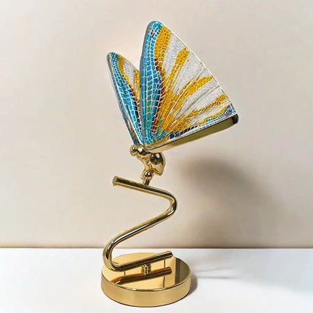 Colorful Butterfly Zinc Alloy Table Lamp