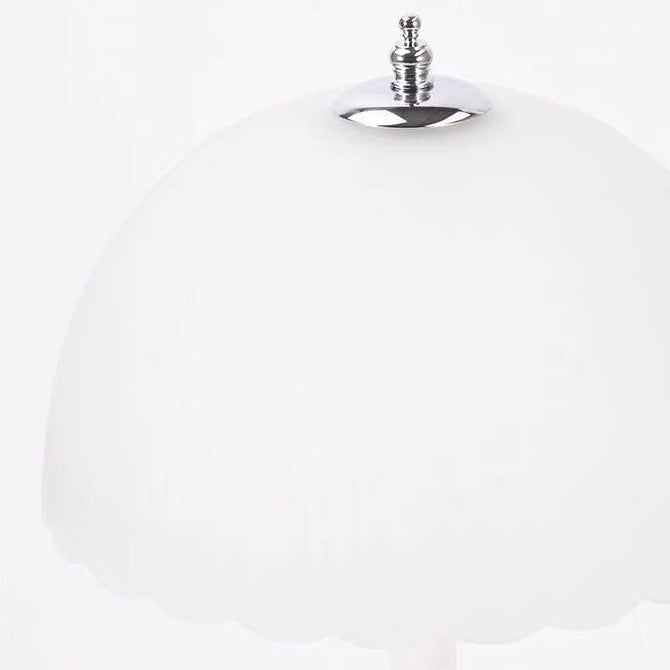 Dome Petal Iron Frosted Table Lamp