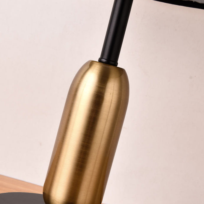 Dome Round Iron Fabric Table Lamp