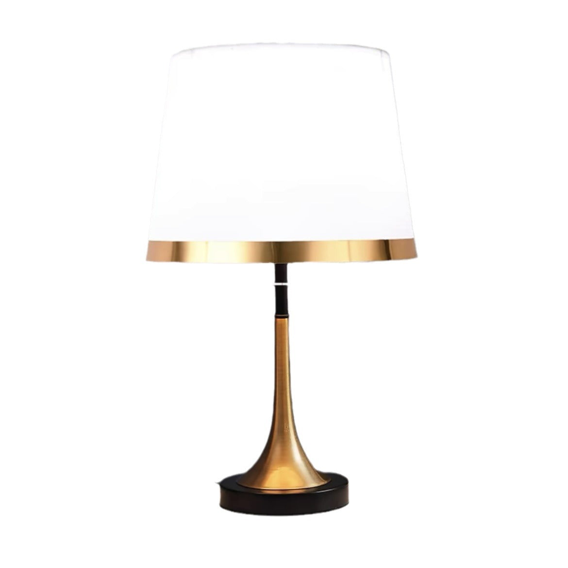 Dome Round Iron Fabric Table Lamp