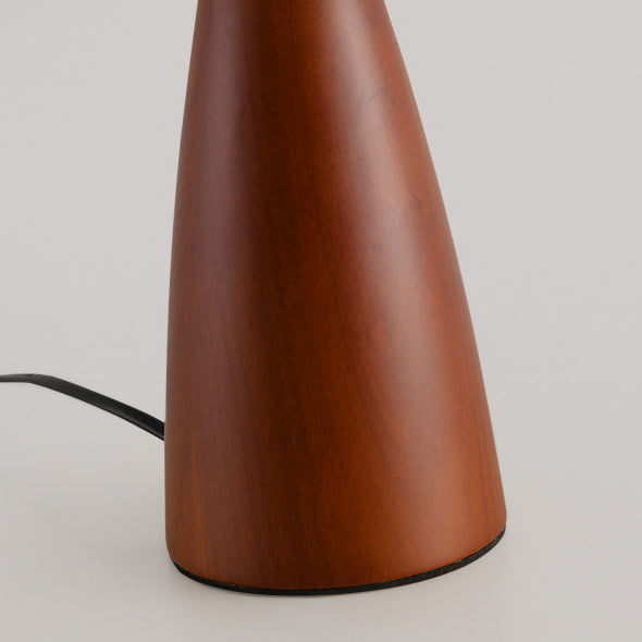 Pleated Conical Flower Pattern Table Lamp
