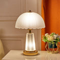 Round Petal Shape Iron Table Lamp