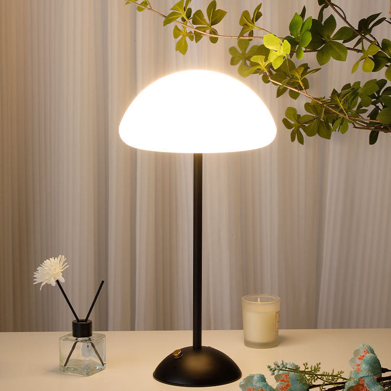 Mushroom Shape Iron ABS Table Lamp