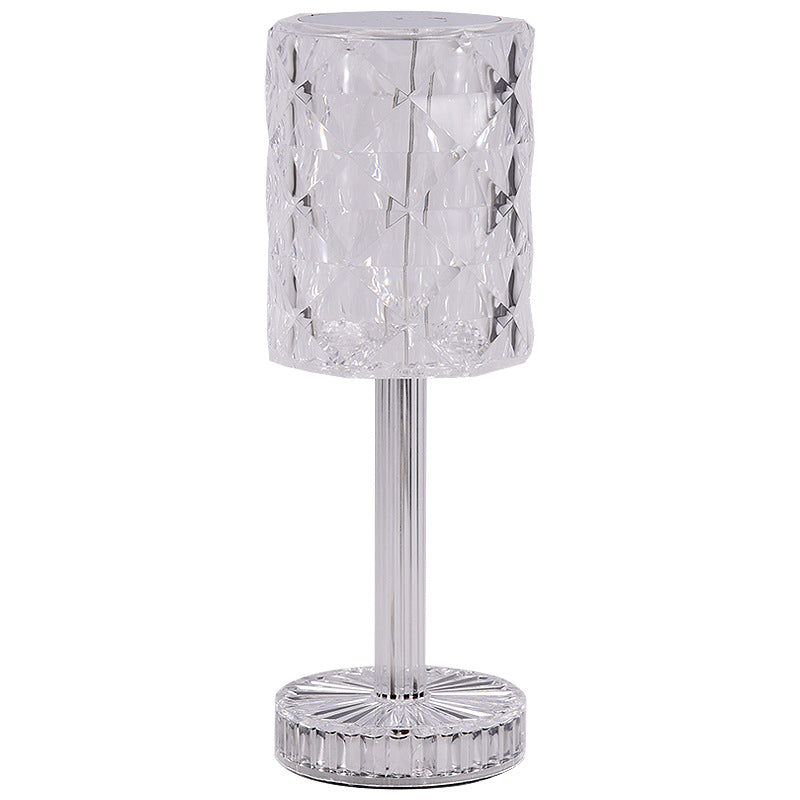 Rechargeable Cup Shape Rose Table Lamp
