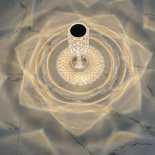 Rechargeable Cup Shape Rose Table Lamp