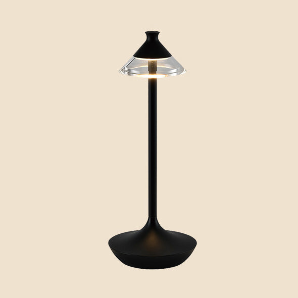 Rechargeable Spire Aluminum PMMA Table Lamp