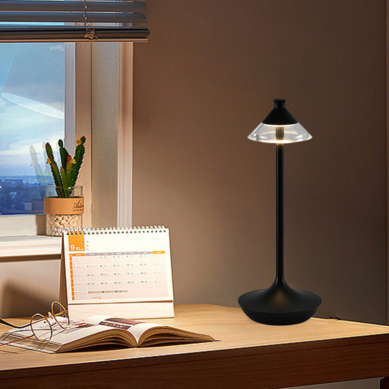 Rechargeable Spire Aluminum PMMA Table Lamp