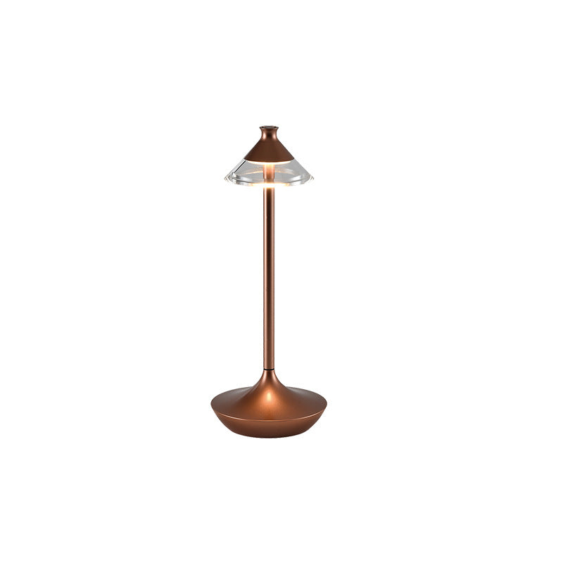 Rechargeable Spire Aluminum PMMA Table Lamp