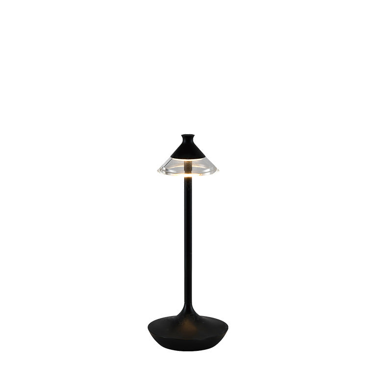 Rechargeable Spire Aluminum PMMA Table Lamp