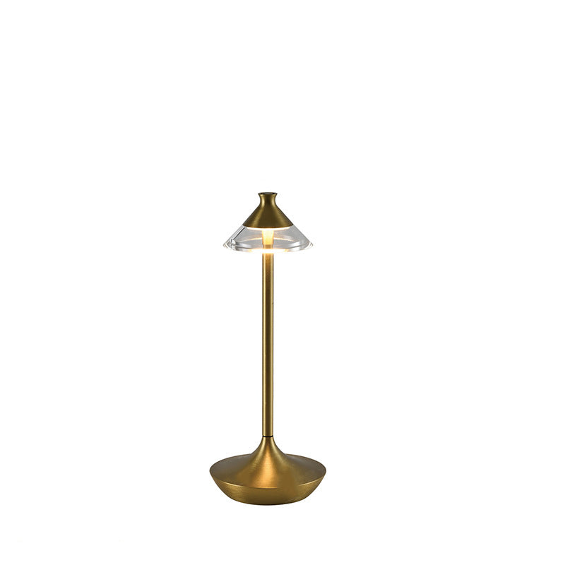 Rechargeable Spire Aluminum PMMA Table Lamp