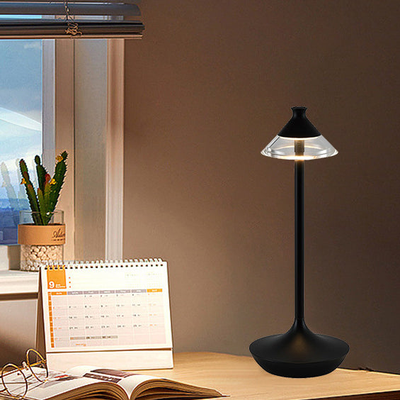 Rechargeable Spire Aluminum PMMA Table Lamp