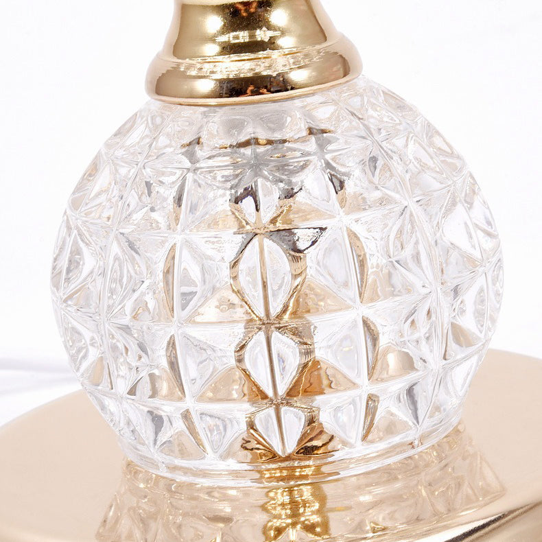 Ball Cone Drum Glass Table Lamp