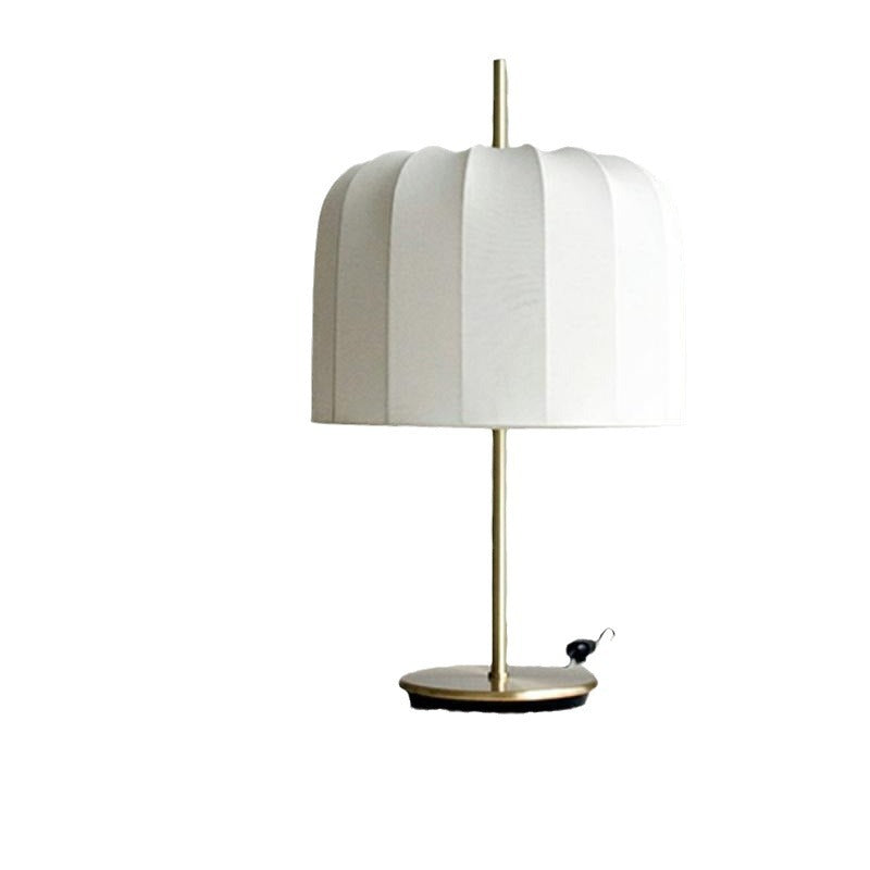 Pumpkin Fabric Iron Bedroom Table Lamp