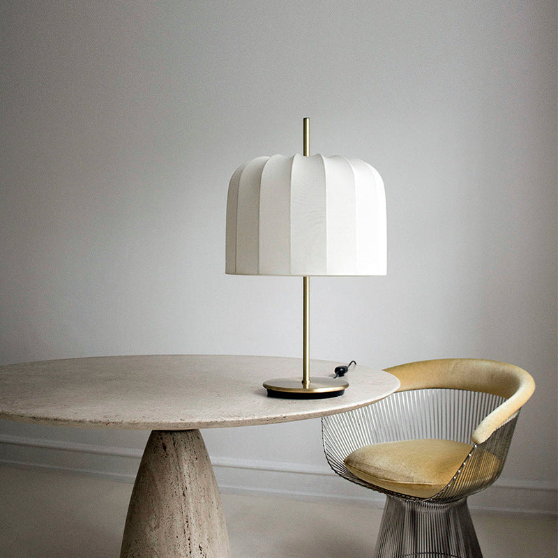 Pumpkin Fabric Iron Bedroom Table Lamp