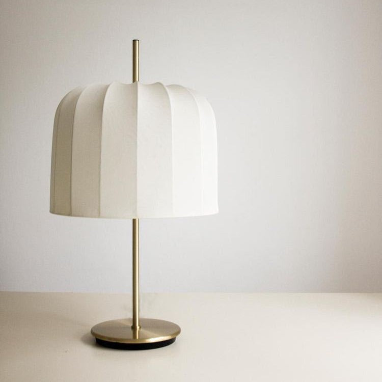 Pumpkin Fabric Iron Bedroom Table Lamp