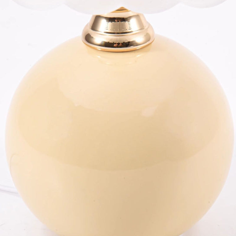 Half Dome Flower Globe Table Lamp