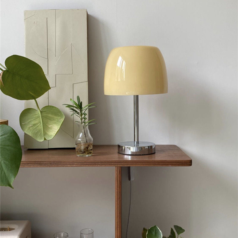 Round Mushroom Shape Stainless Table Lamp