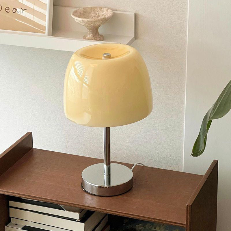 Round Mushroom Shape Stainless Table Lamp