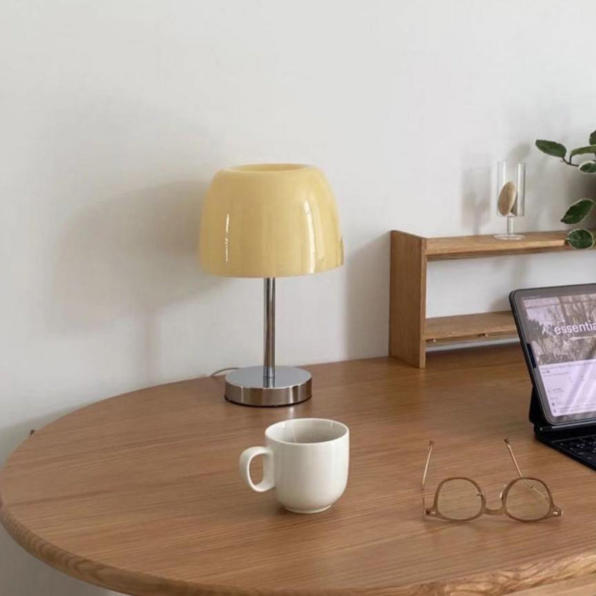 Round Mushroom Shape Stainless Table Lamp