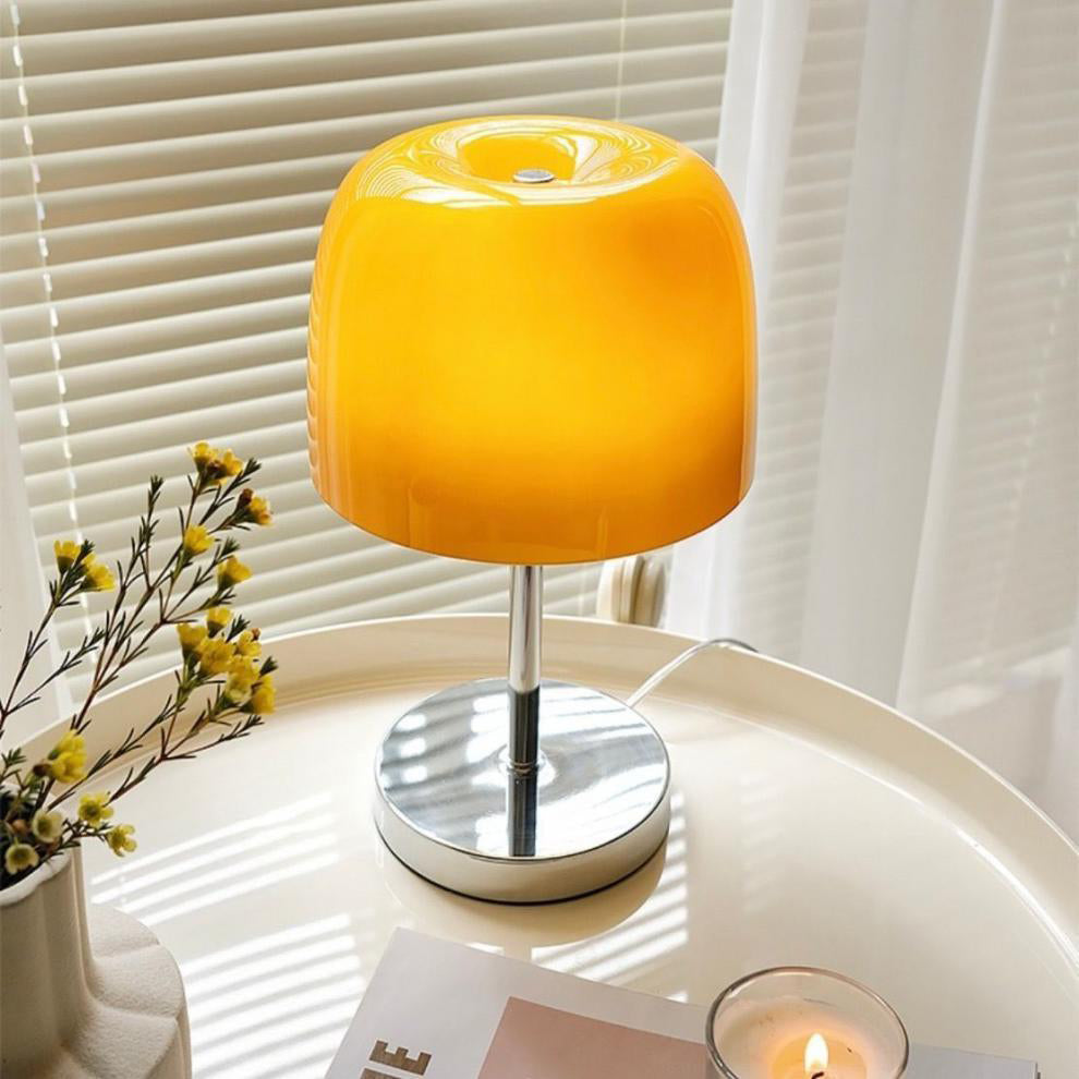 Round Mushroom Shape Stainless Table Lamp