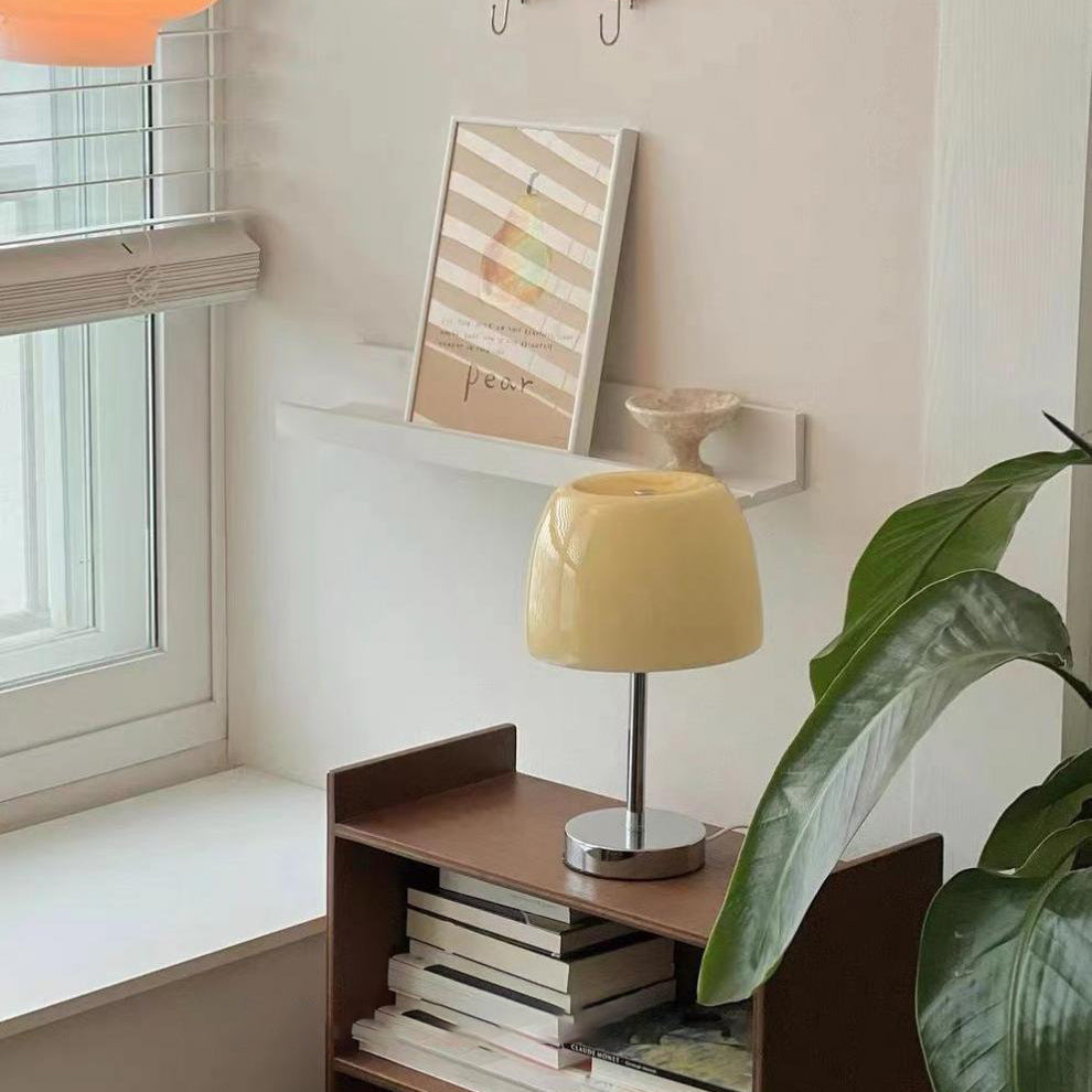 Round Mushroom Shape Stainless Table Lamp