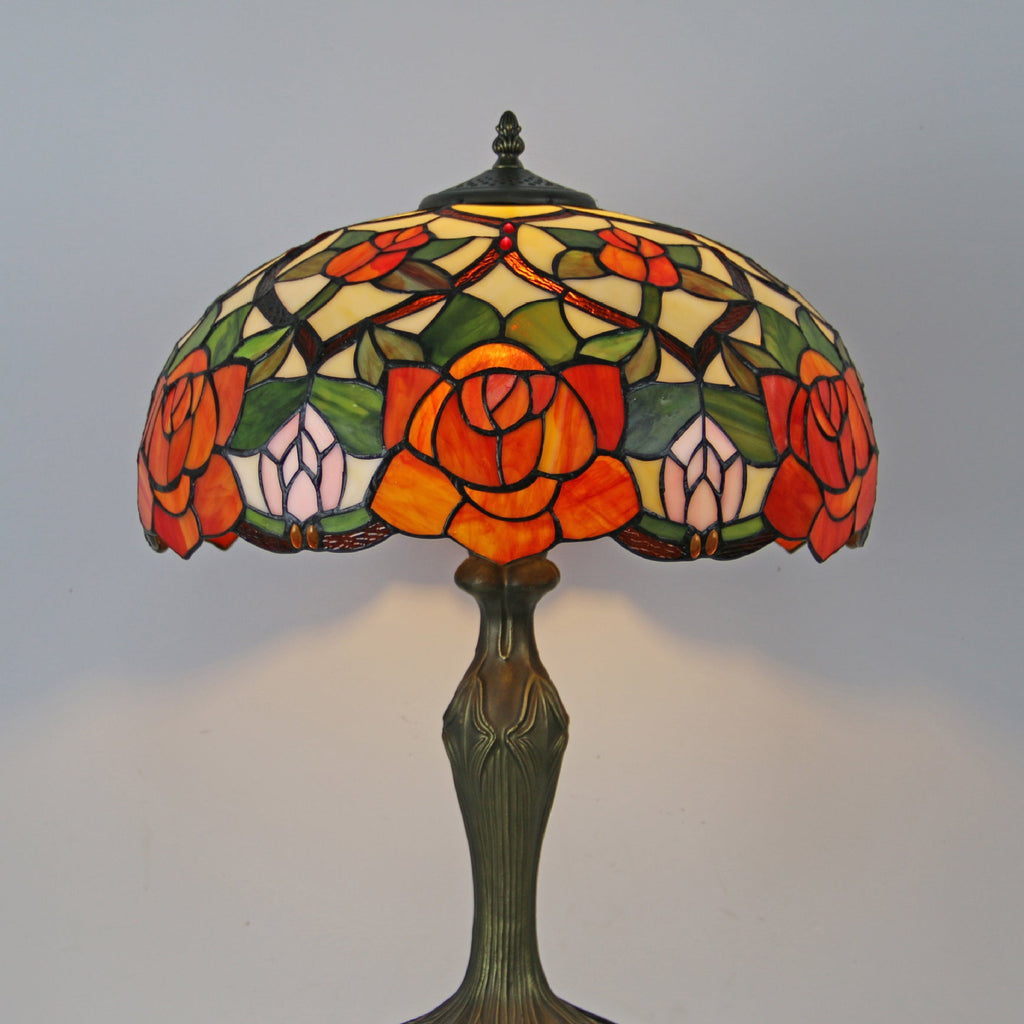 Dome Resin Colorful Glass 2-Light Table Lamp