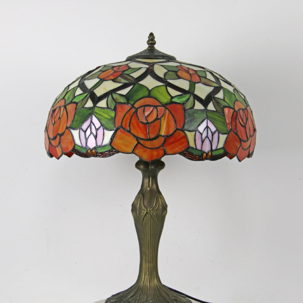 Dome Resin Colorful Glass 2-Light Table Lamp