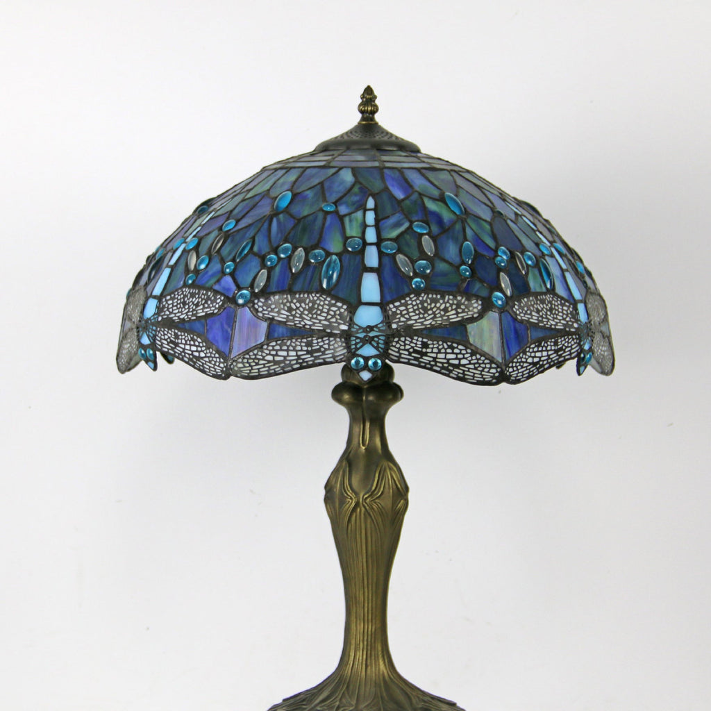 Dome Resin Colorful Glass 2-Light Table Lamp