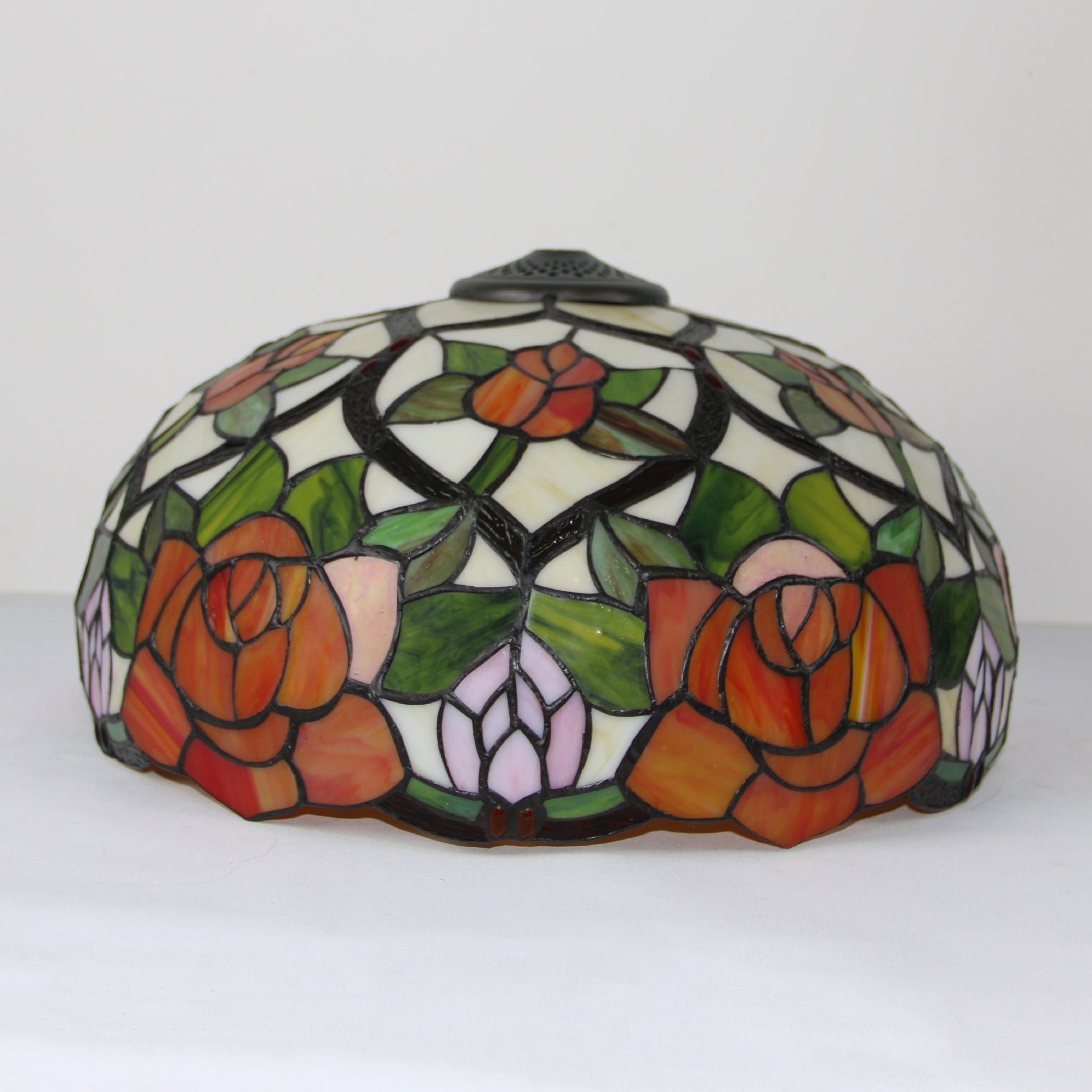 Dome Resin Colorful Glass 2-Light Table Lamp