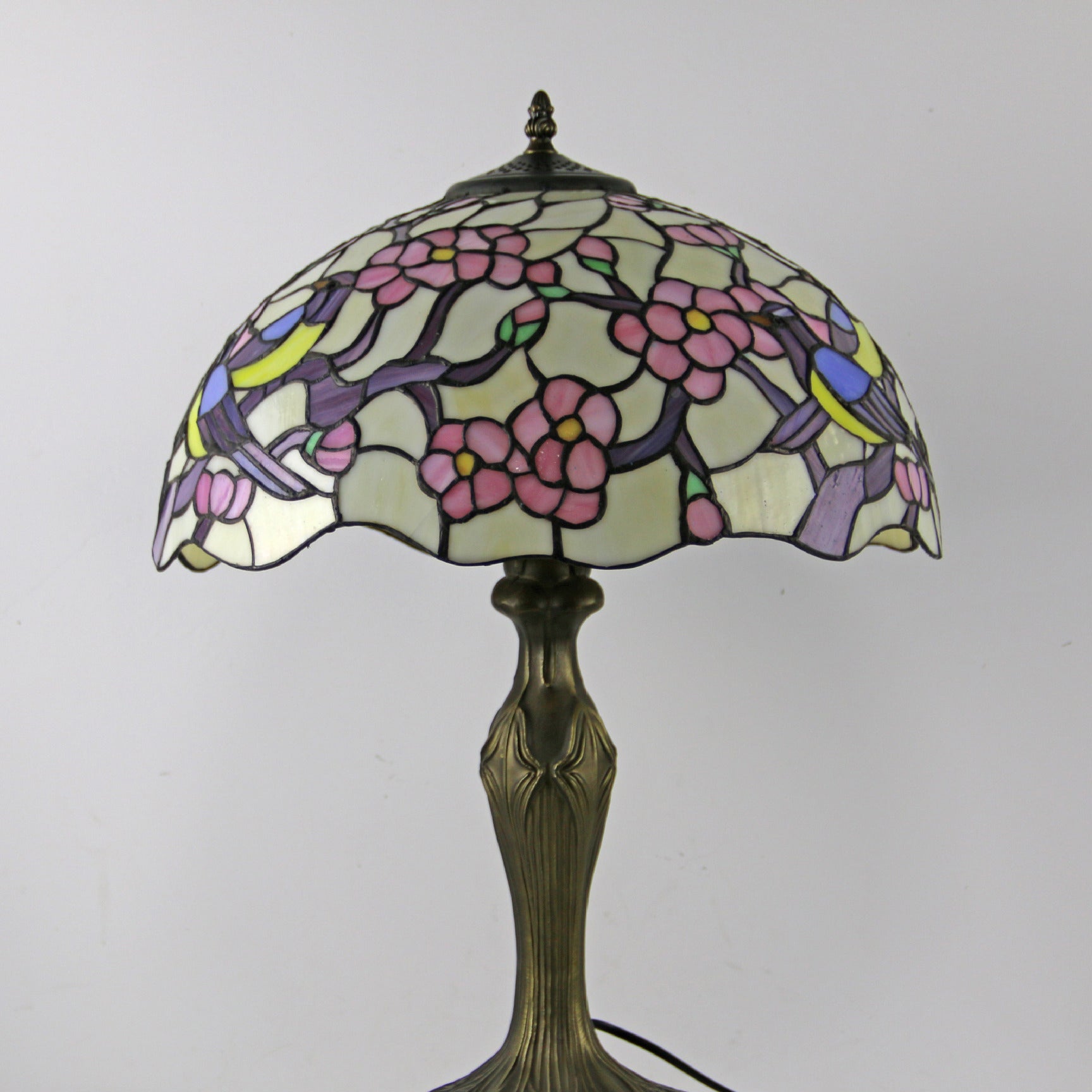 Dome Resin Colorful Glass 2-Light Table Lamp