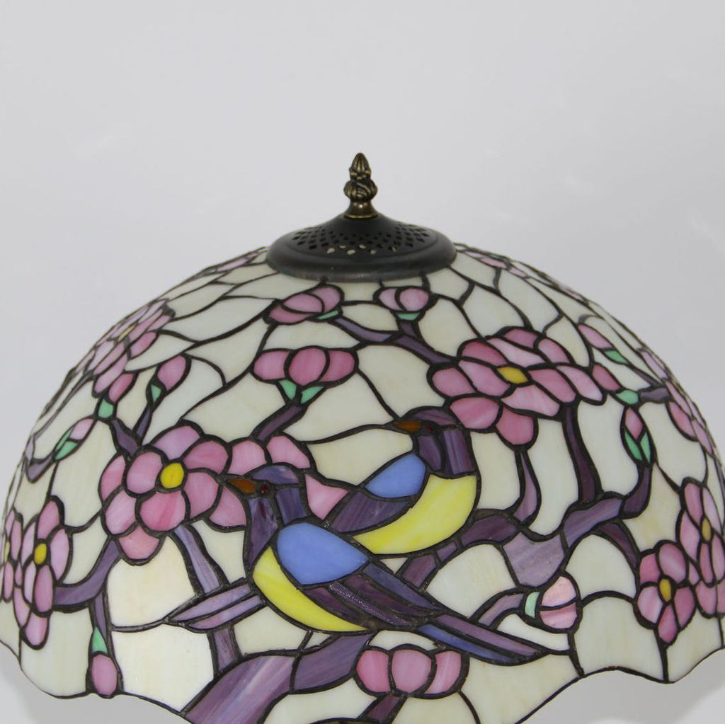 Dome Resin Colorful Glass 2-Light Table Lamp