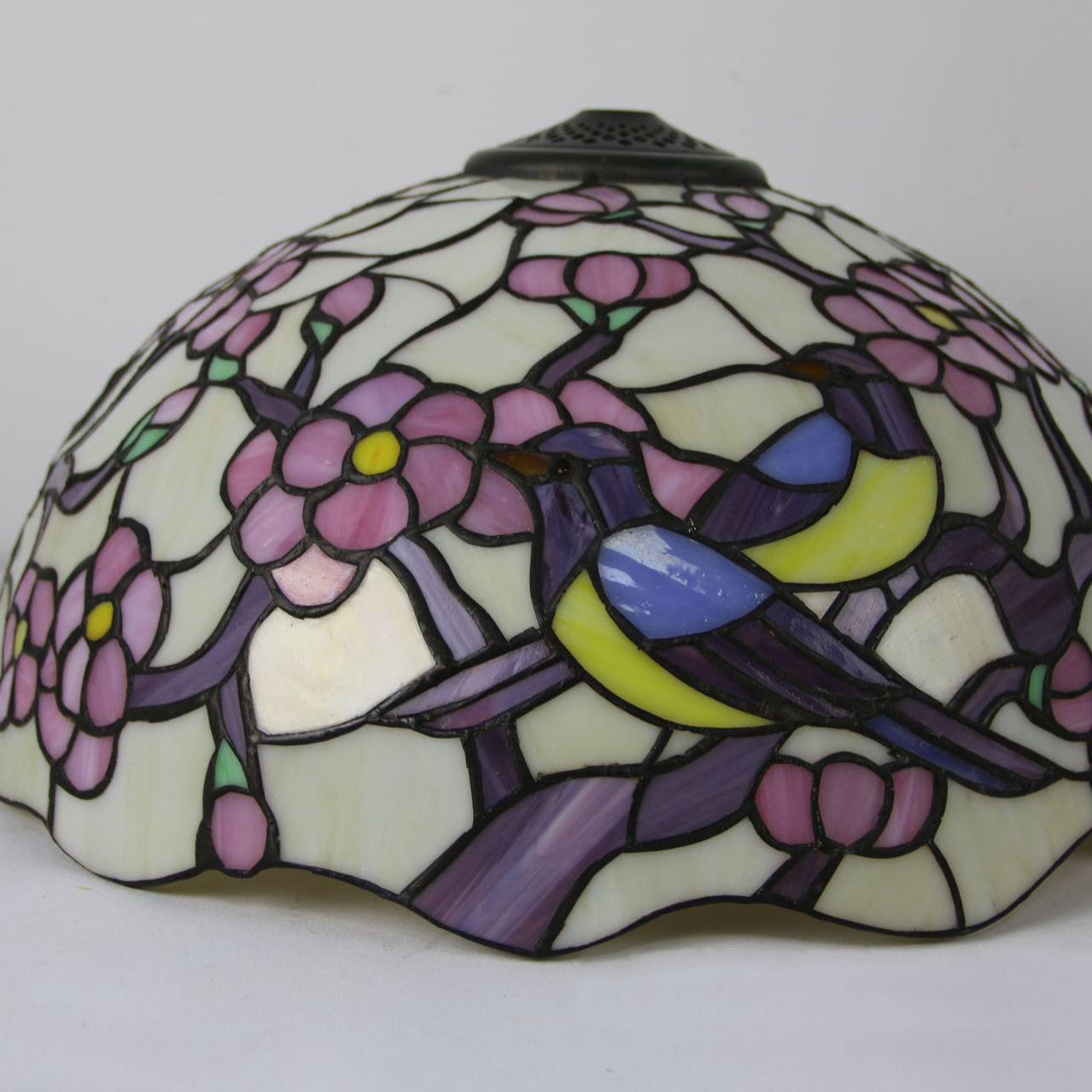 Dome Resin Colorful Glass 2-Light Table Lamp