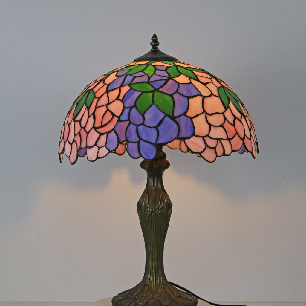 Dome Resin Colorful Glass 2-Light Table Lamp