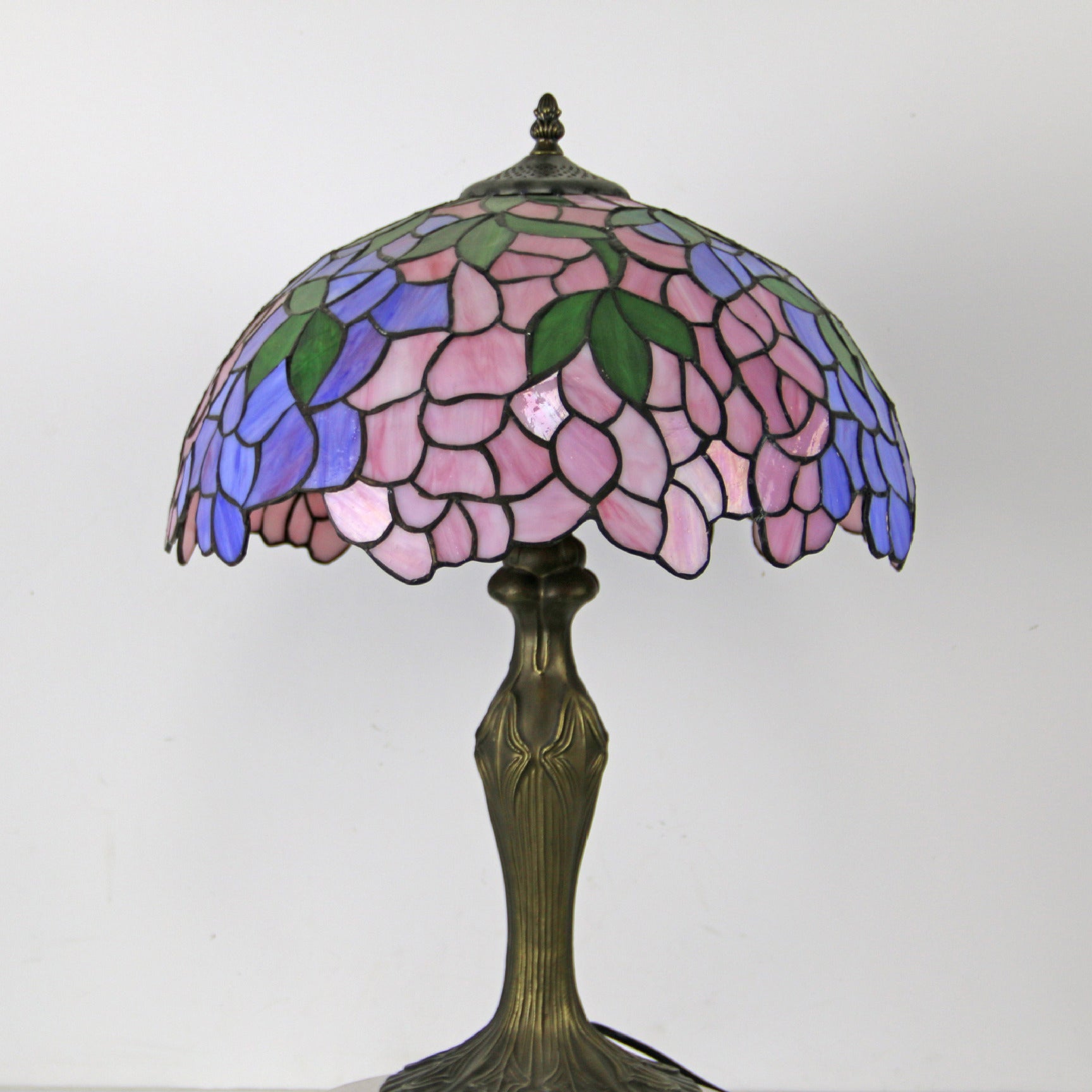 Dome Resin Colorful Glass 2-Light Table Lamp